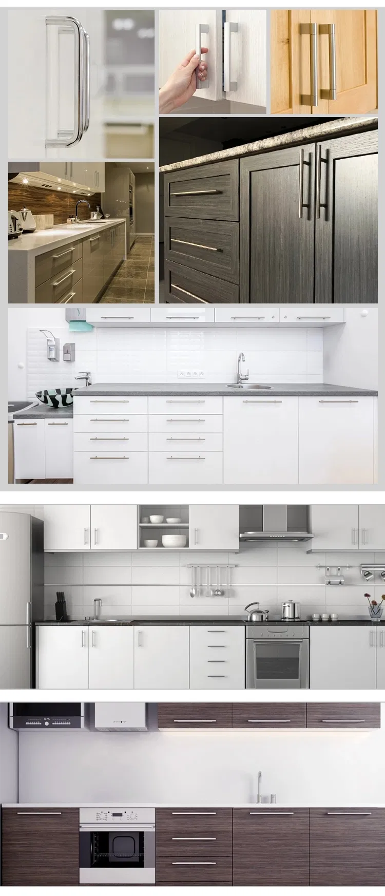 Black Kitchen Furniture Cabinet Pull Handle Small Drawer Handle for Kitchen Cabinets