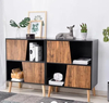Living Room Wooden Storage Cabinet Maple TV Stand Cabinet Side Table