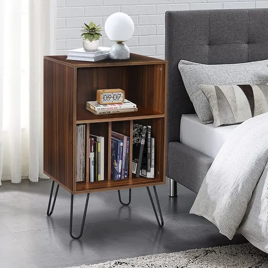Frame Brown Stackable Night Stand Side Bedroom Furniture Night Stand End Table