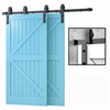 Metal Barn Door Accessories Steel J Shape Sliding Barn Door Hardware Kits