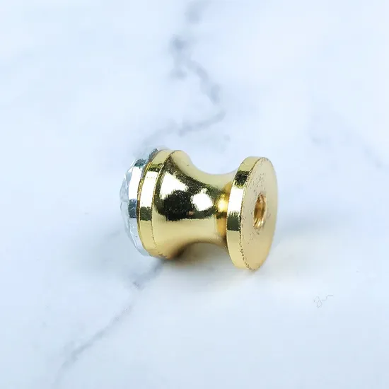 Crystal Small Diamond Drawer Handles Zinc Aluminum Knobs Crystal Glass Cabinet Handles