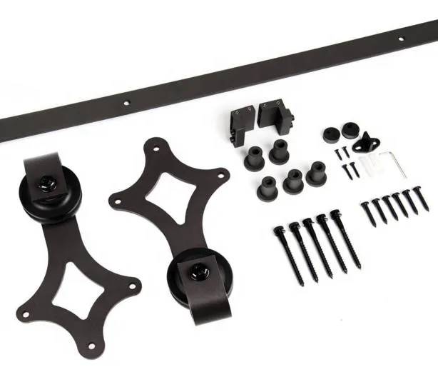 Mini Closet Cupboard Storage Cabinet Kit Sliding Barn Door Hardware