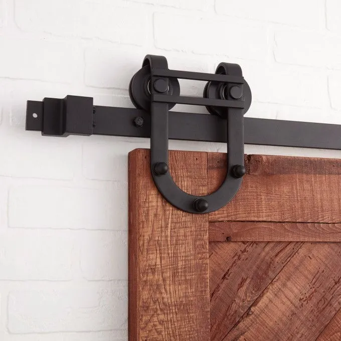 Rustic Classic Design 12FT Sliding Double Barn Door Hardware