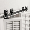 52′′ 65′′ 76′′ 84′′ Bi-Folding Barn Door Hardware Kit for 4 Doors