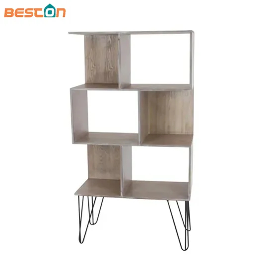 Living Room Furniture with Metal Iron Feet Storage Shelves Side Tables