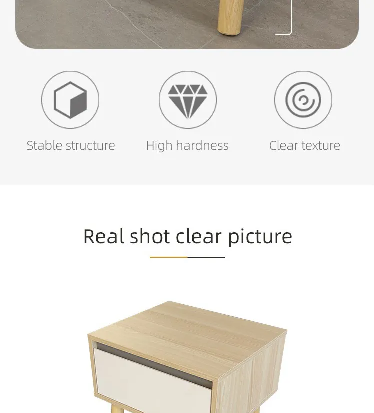 China Manufacturer Modern Bedroom Furniture Bedroom Cabinet Bedside Table