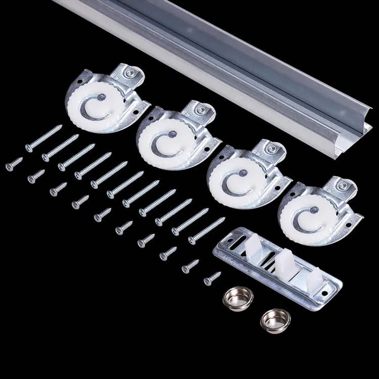 Two Wheel with Bearing 200lbs Bearing Aluminum Sliding Door Hardware