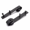 Solid Cast Steel Bending Design Wooden Barn Door Top Rollers Kits