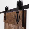 6.6FT Barn Door Track Wooden Sliding Door Hardware Kit