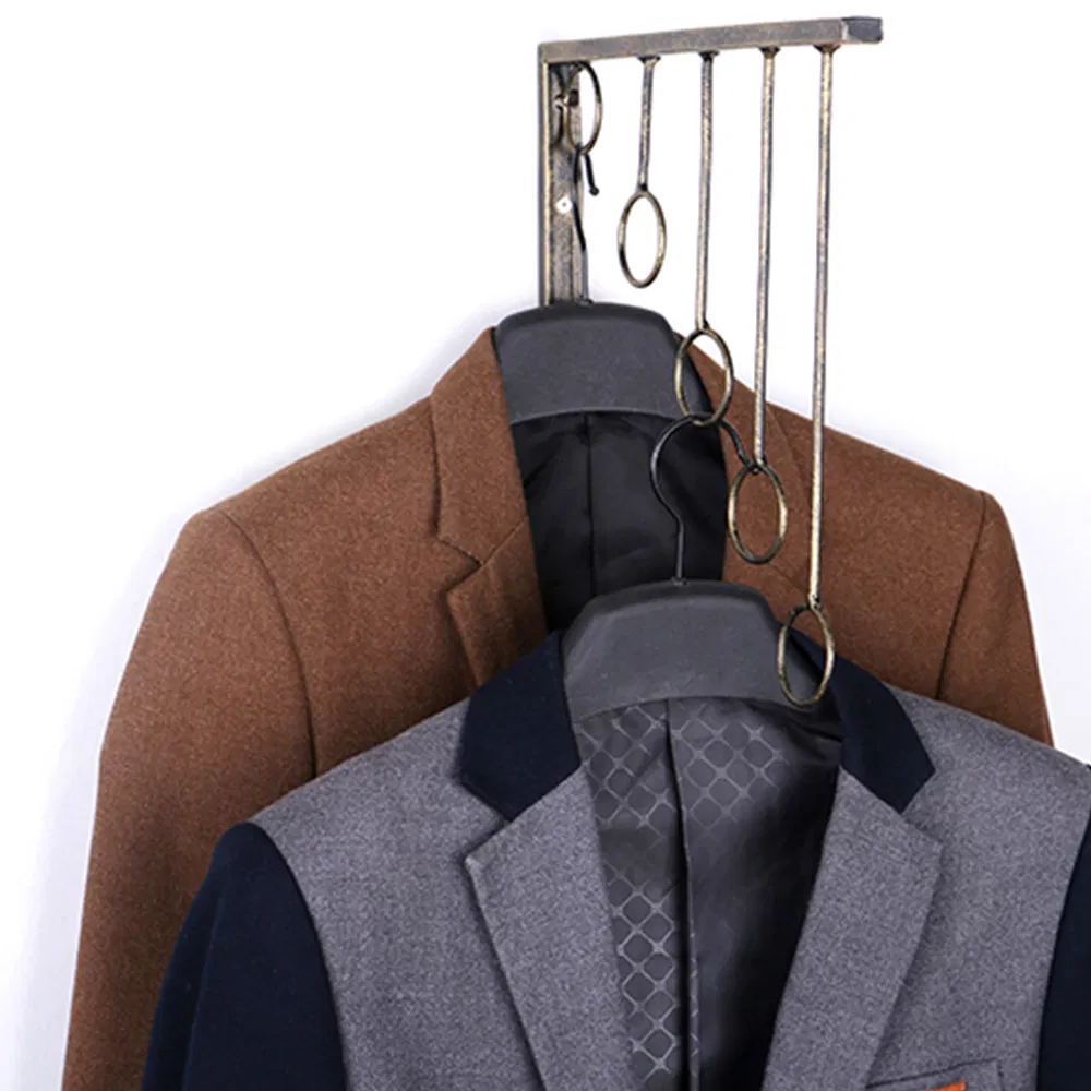 Heavy Duty Black Wall Hooks Store Display Wall Mounted Coat Rack