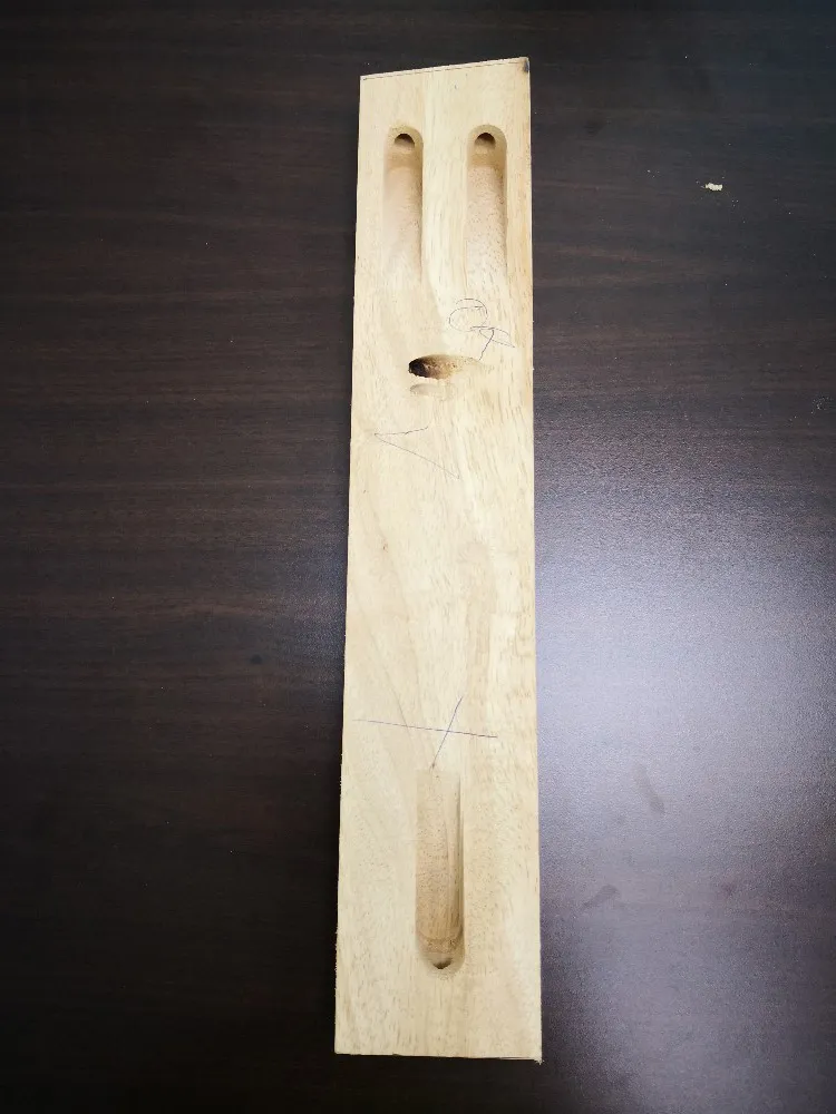 Rubber Wood Unfinished Chair Leg Solid Wood Furniture Leg