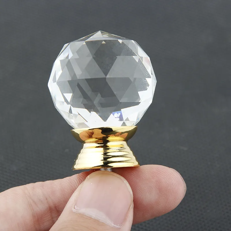 Furniture Handle Crystal Cupboard Pull Handles Cabinet Hardware Handles and Knobs