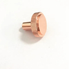 Kitchen Furniture Drawer Closet Door Texture Round Rose Gold Knob