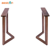 Black Walnut Rustic Style Table Desk Legs