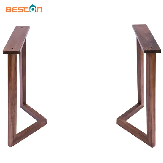 Black Walnut Rustic Style Table Desk Legs