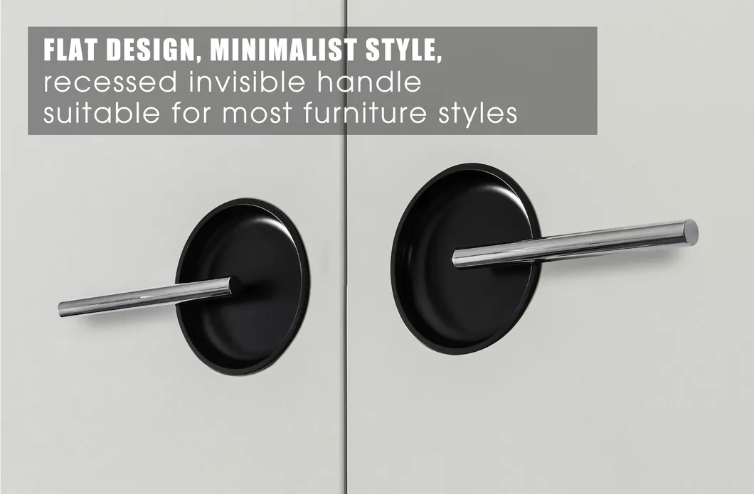 New Aluminium Recessed Invisible Cabinet Handles Concealed Hidden Furniture Drawer Handle