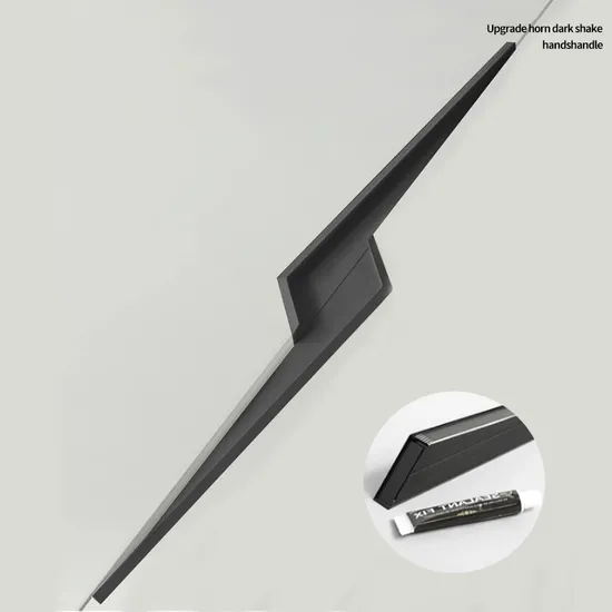 Aluminium Recessed Concealed Cabinet Edge Finger Pull Handles Embedded Wardrobe Handle