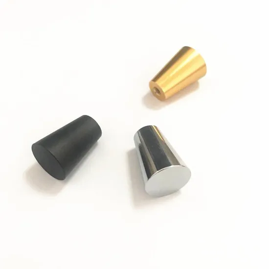 Chrome & Matt Black & Brass Gold Solid Furniture Kitchen Hardware Drawer Pull Knob