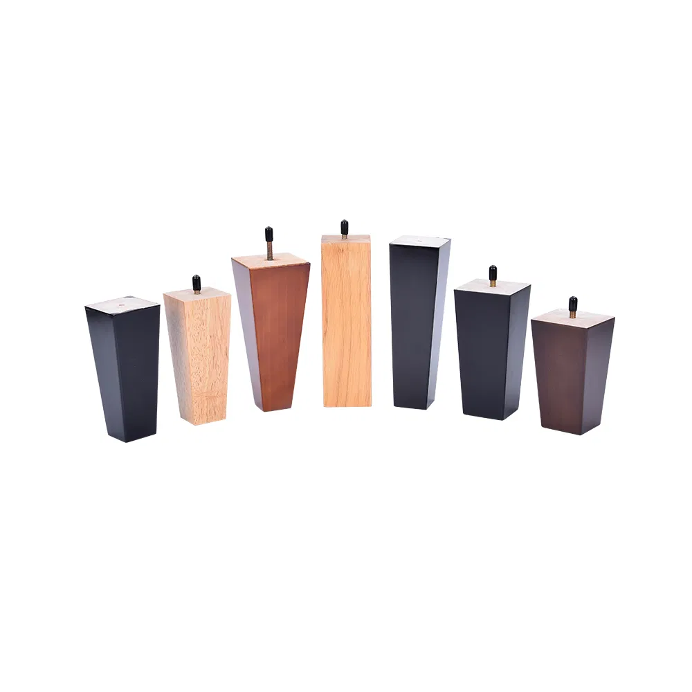 Wooden Sofa Legs Brown Rubber Wood Sofa Feet Nice Tapered Cabinet Legs