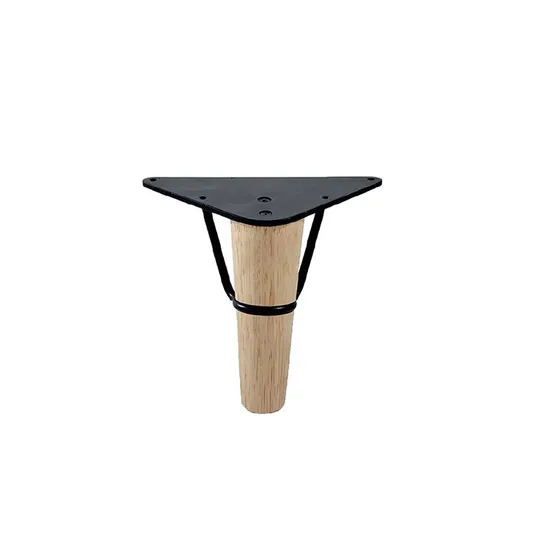 Wood Material Table Legs Furniture Sofa Wood Legs with Metal Frame