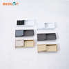 Concealed Cabinet Drawer Handle Zinc Invisible Leather Closet Door Pulls