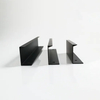Modern Furniture Hardware Matt Black Hidden Kitchen Finger Edge Cabinet Pull Handles