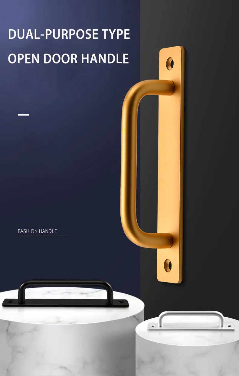 Aluminum Cabinet Handle Push Pull Balcony Door Sliding Door Handle