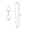 Wood Cabinet Chair Bed Table Legs