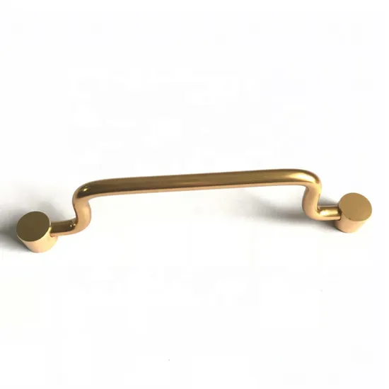 Gold Aluminum Alloy Modern Kitchen Hardware Cabinet Door Pull Handle