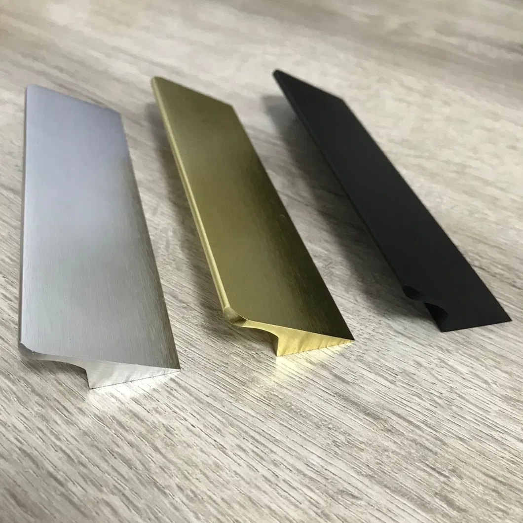 Black Gold Aluminum Kitchen 5 Inch Cabinet Drawer Door Pull Handle