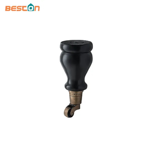 Furniture Wooden Sofa Leg with Castor