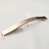 Brass Color Rose Gold Square Pull Hardware Furniture Cabinet Door Pull Handles