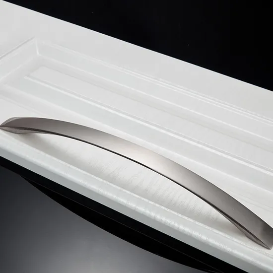 Aluminum Die-Casting Hardware Handle Aluminum Alloy Nickel Brushed Kitchen Cabinet Handle