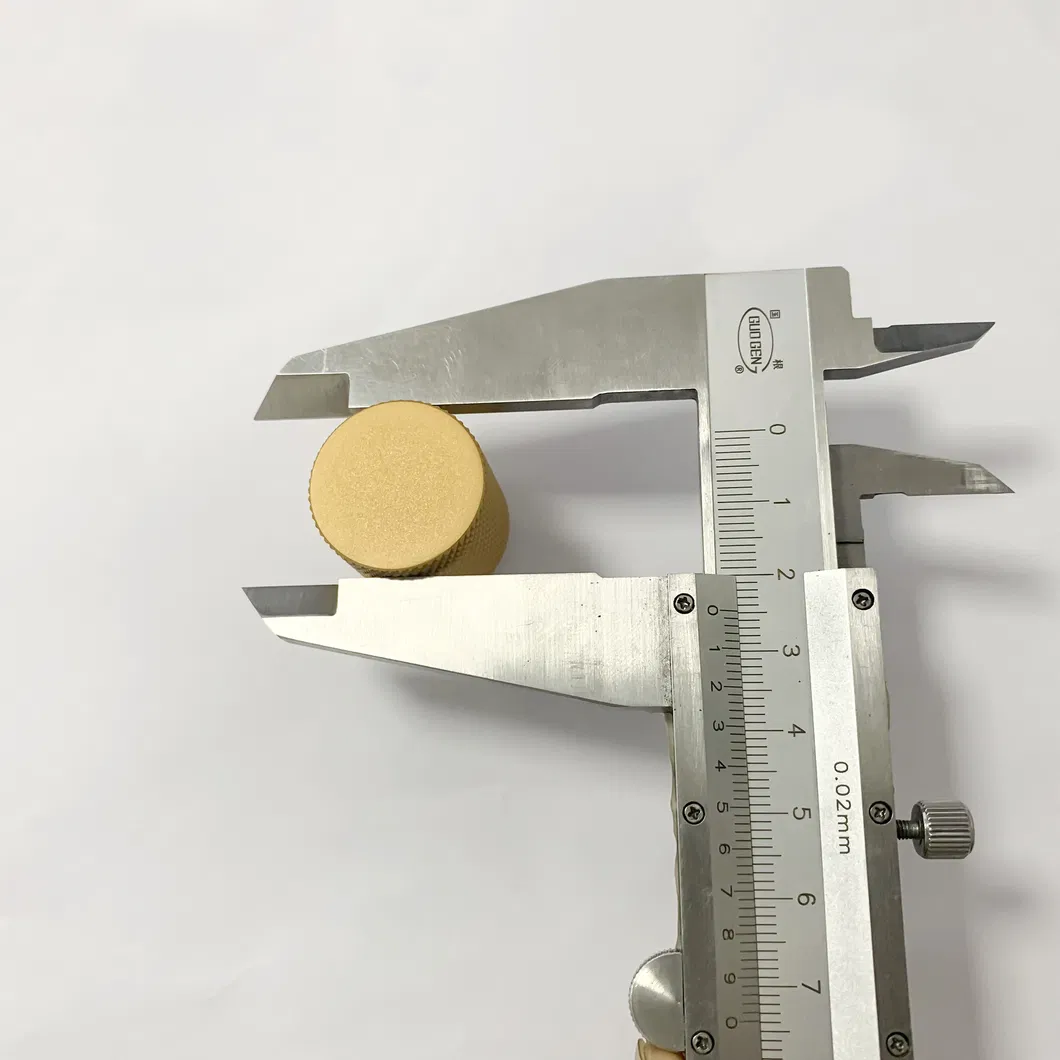 Aluminum Cabinet Door Knob Gold Black Knurled Furniture Drawer Handle Knob