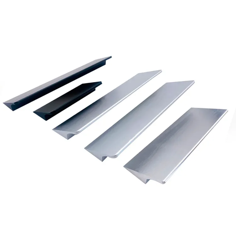 Aluminium Alloy Pulls Furniture Hardware Kitchen Cupboard Wardrobe Drawer Door Handles