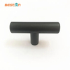 2 Inch 12X50mm T Bar Single Hole Black Ss Cabinet Pull Knob