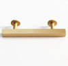 Square Bar Pull Gold Finishing Aluminium T Shape Kitchen Cabinet Handle