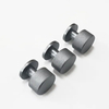 Furniture Cabinet Knobs Black Gold White Knurled Texture Drawer Pull Knob
