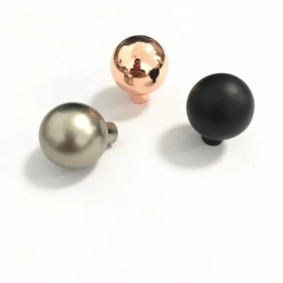 Furniture Hardware Kitchen Round Cabinet Drawer Knobs Aluminum Big Round Ball Knob