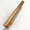 Kitchen Door Drawer Rose Gold Shiny Hexagon T Bar Cabinet Drawer Handle