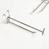 Chrome Plating Display Metal Gridwall Hook Retail Display Hooks with Price Tag