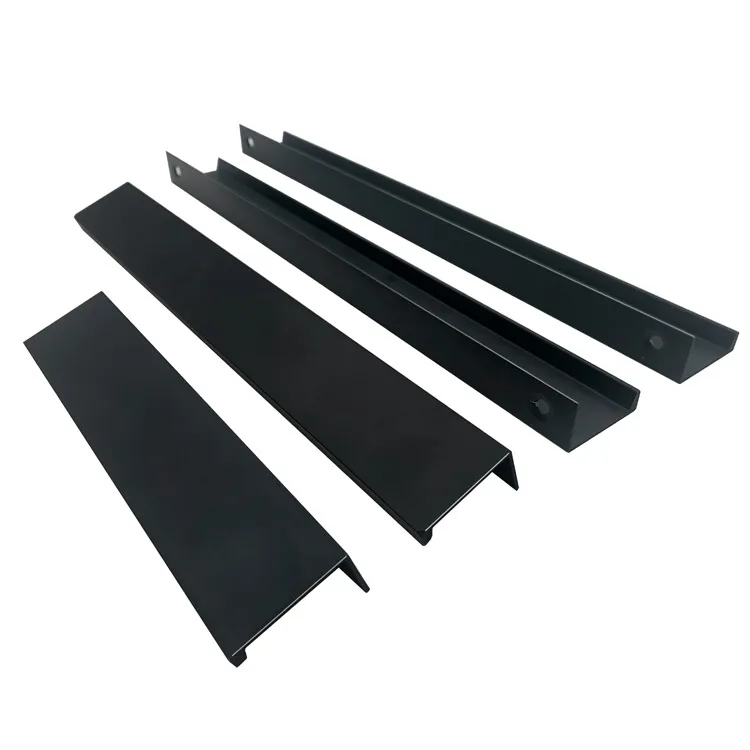 Minimal No-Punch Cupboard Narrow Edge Closet Door Handle
