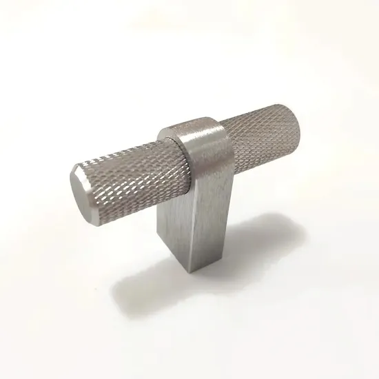 Furniture Accessories Aluminum Cabinet Knurled Handles Gold Black 50mm Drawer Pull Knobs