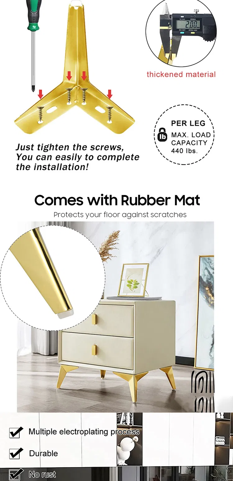 Factory Supply Modern Metal Furniture Legs Metal Sofa Leg