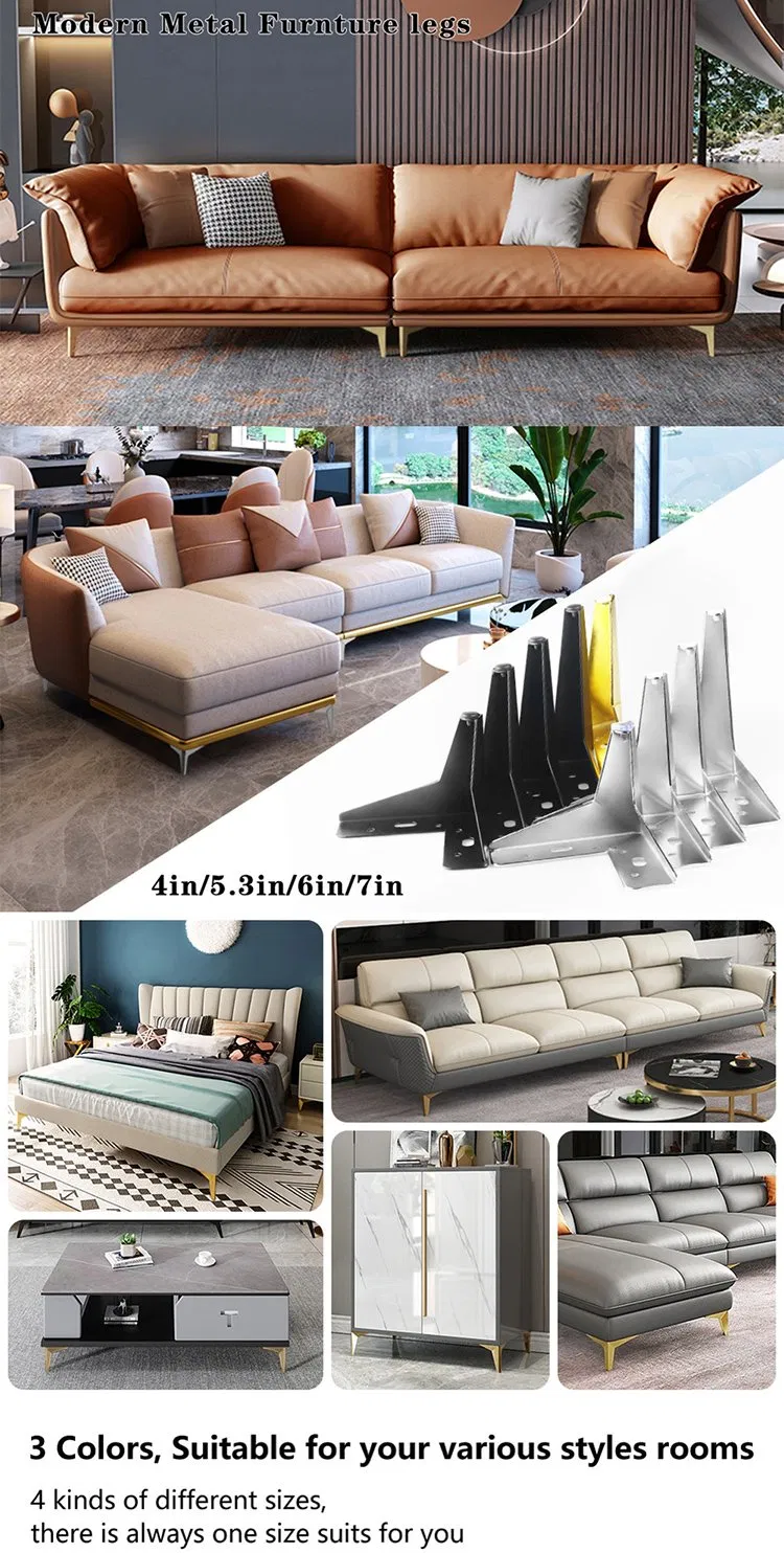 Factory Supply Modern Metal Furniture Legs Metal Sofa Leg