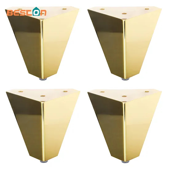 Produce High-Quality Furniture Hardware Gold Metal Sofa Legs