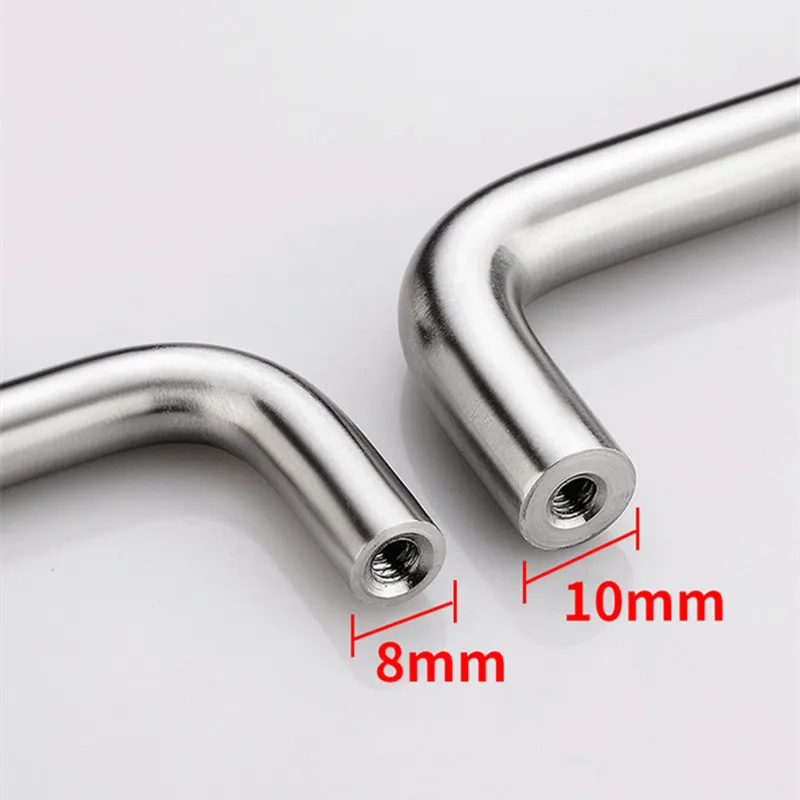 12mm Diameter Stainless Steel T Bar Furniture and Kitchen Cabinet Cupboard Handle