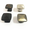 Furniture Hardware Single Hole Square Antique Dresser Handle Kitchen Cabinet Pull Knob