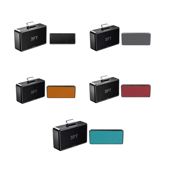 Smart Leather Fingerprint Cabinet Drawer Lock with USB Charging Black Electronic Locks