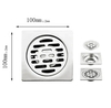 Ss Square Floor Drainer Rapid Anti-Odor Floor Drain Wire Drawing